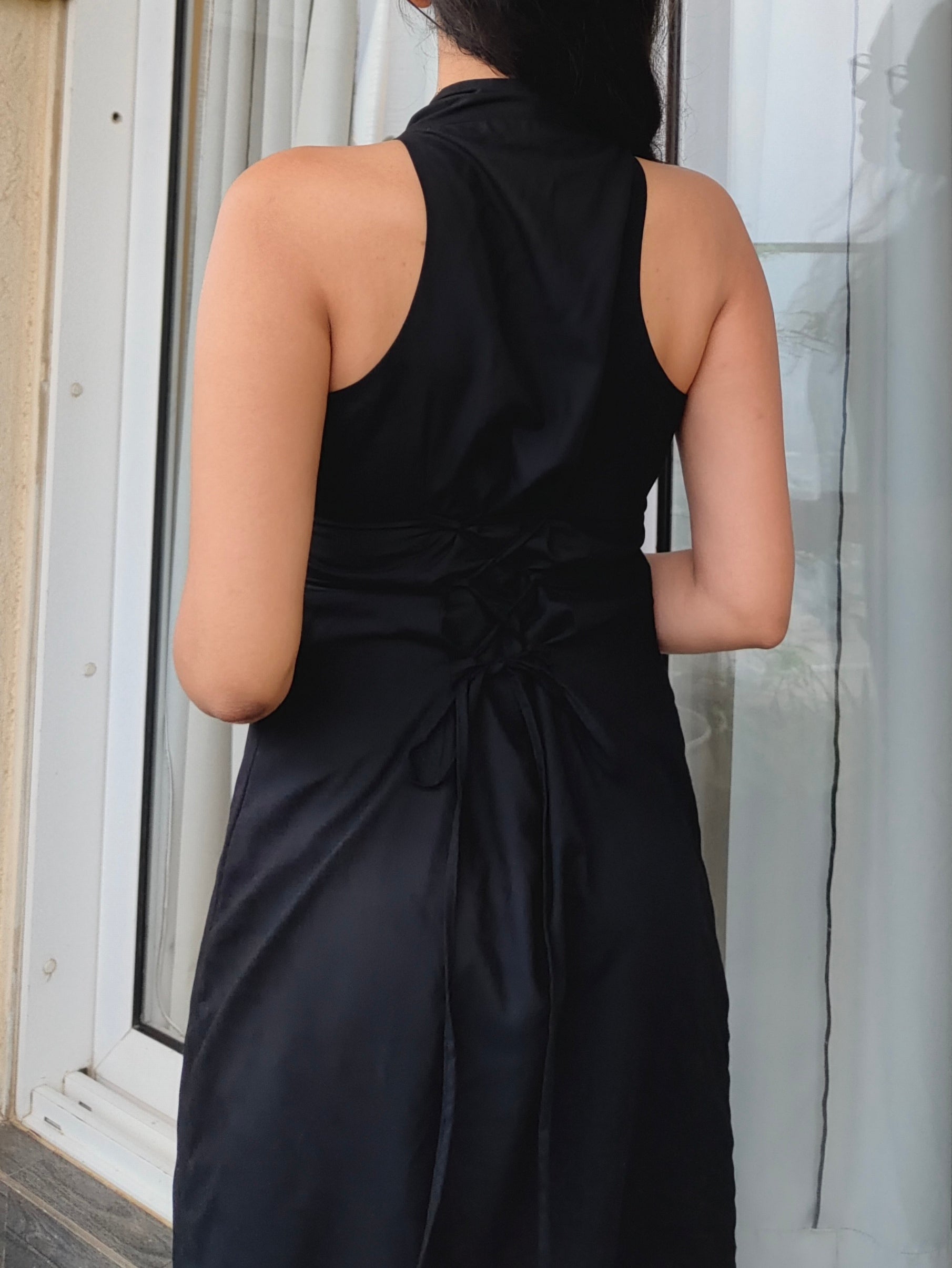 BRUNCH DRESS - BLACK
