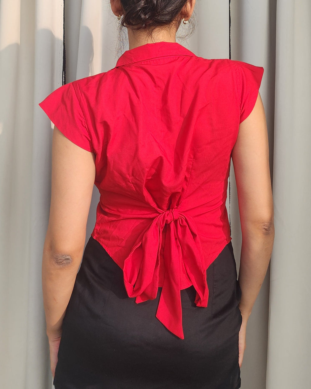 MIRCHI COLLARED TOP